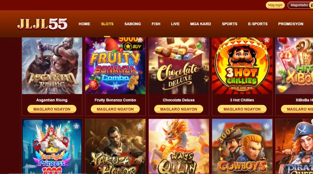Diverse betting options at slot JLJL55