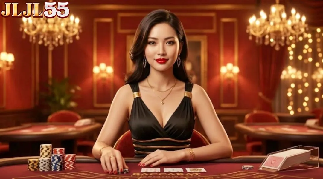 Hot dealer JLJL55 accompanies players at the betting table